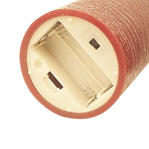 Image of iZAN 3 Pack Real Wax Flameless Candles Battery Operated LED Pillar Flickering Realistic Electric Candle Gift Sets with Remote Control and Cycling 24 Hours Timer 3 inchD X 4 inch 5 inch 6 inch H (Burgundy)