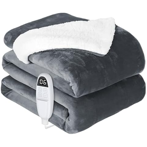 anysun Electric Blanket with Adjustable Heat Settings Cover