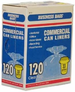 BERRY PLASTICS 618632 120 Count 33 gallon Trash Bag