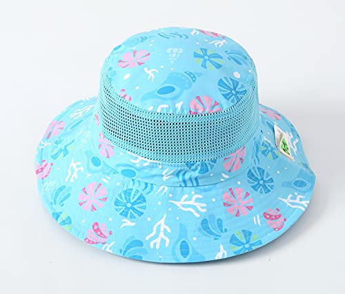 Image of Home Prefer UPF50+ Wide Brim Sun Hat Boys Girls Sun Protection Hat Zoo Beach Swim Safari Bucket Hat for Baby Toddler Kid