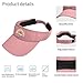 Happy 50th Day of School Ponytail Funny Caps for Men Fashionable Visor Hat Pink