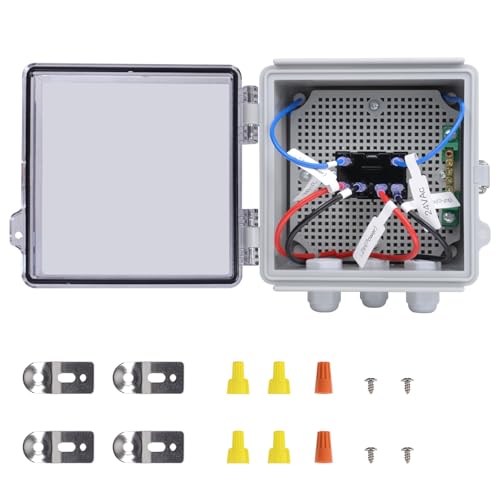 Irrigation Pump Start Relay 24V AC 25A for 1-2 HP at 120V/240V Waterproof IP65 Enclosure