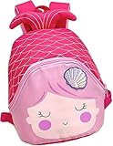 Mini Mochila Escolar Infantil Sereia – Cores Sortidas, Ideal para Meninas, Passeio e Lanche
