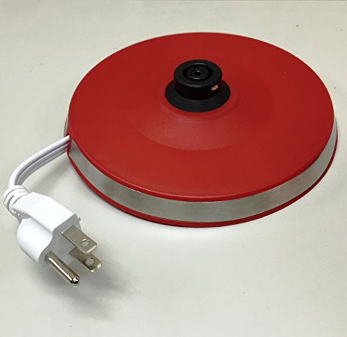Tetera Eléctrica de Cerámica con Puntos Rojos y Blancos miniatura 5
