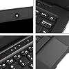 Windows 10 Computer Laptop Mini 10 Inch 32GB Ultra Thin and Light Netbook Quad Core CPU PC HDMI WiFi USB YouTube (Black)