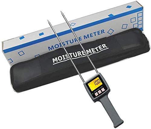 Portable Tobacco Moisture Meter Digital Tobacco Moisture Detector with LCD Display Measuring Range 8% to 40% Accuracy ± 0.5% n Resolution 0.1