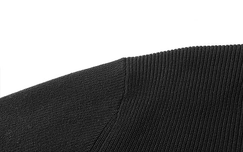 LittleSpring Mens Long Sleeve Quarter Zip Cotton Pullover Sweater4