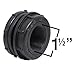Valley Industries Polypropylene Bulkhead Fitting – 2” FNPT x 2” FNPT
