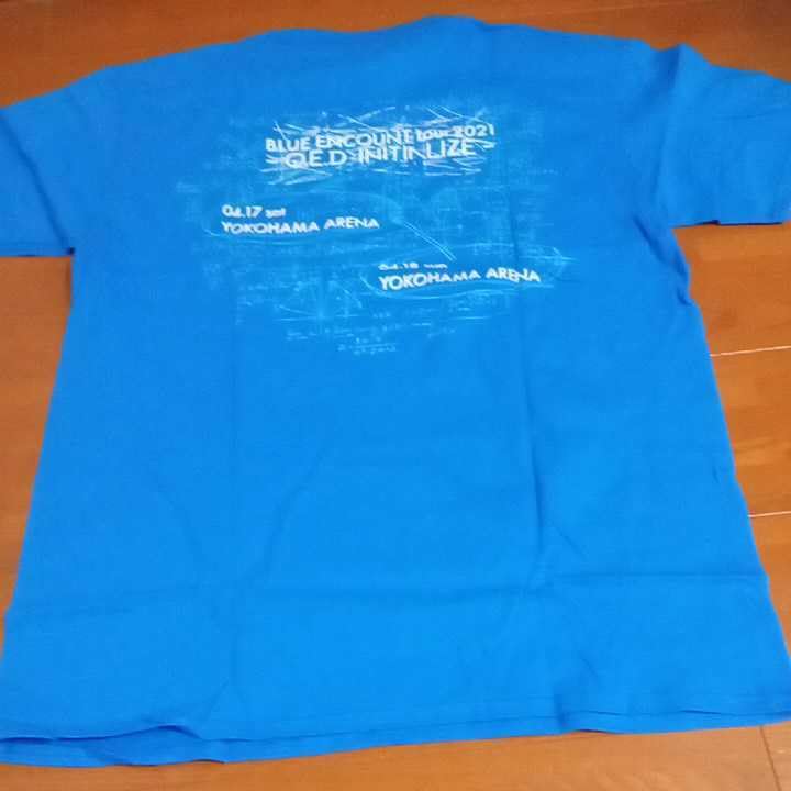 Amazon.co.jp: BLUE ENCOUNT ツアーTシャツ 青 Lサイズ ブルー エン