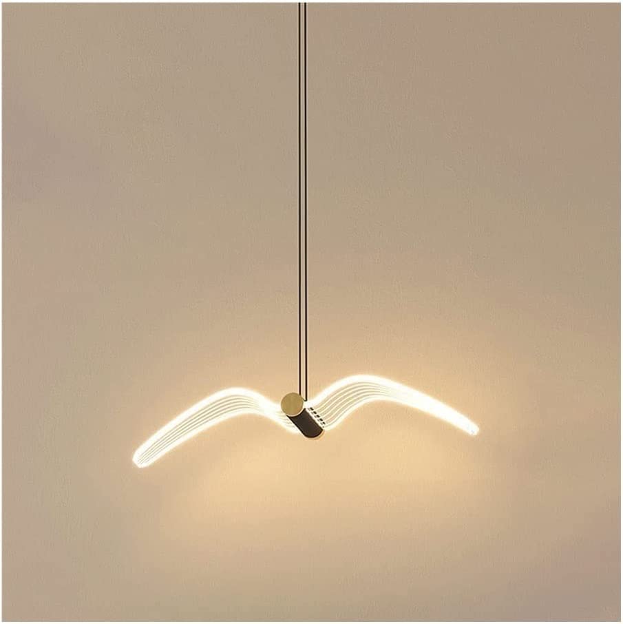 Lustre oiseau LED variable pour éviter l'éblouissement en cuisine