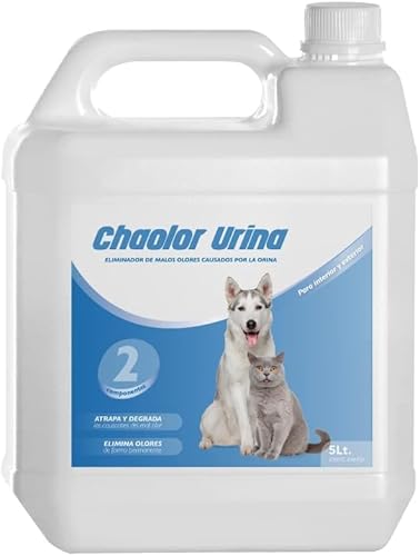 Rcocio Neutralizador Enzimatico De Olores Para Orina, Heces O Vómitos De Perros Y Gatos Eliminador De Malos Olores Producido Por El Pipi De Las Mascotas Para Interior Y Exterior 5 Litros