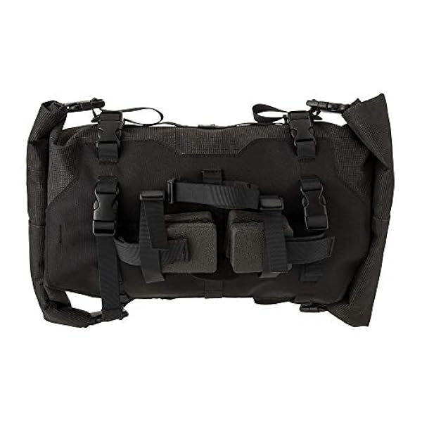 AGU Venture Stuurtas Fiets, 17L Fietstas voor aan Stuur, Waterafstotend, Reflecterend, Eenvoudige Montage, 100% Gerecycled Polyester - HIVIS - Zwart