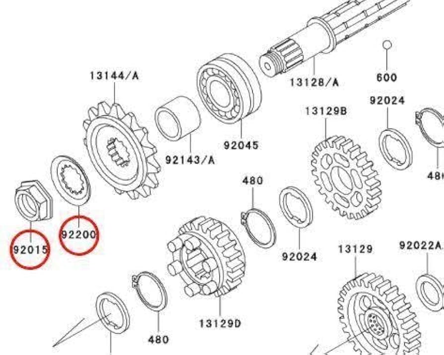 Amazon.co.jp: 即納 ZRX400 E4-E8 フロント スプロケット ナット
