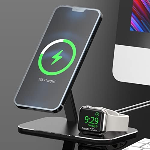 bhvxw 2in 1 charging dock stand for phone desktop holder for watch charger stand color d