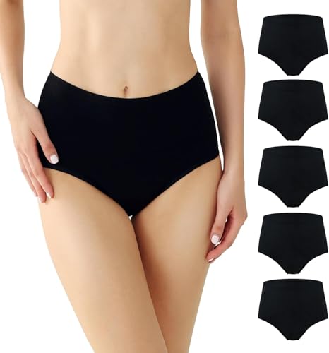 Image of BATTEWA 50ml Incontinence Underwear for Women Leak Proof Panties 5Black 4XL