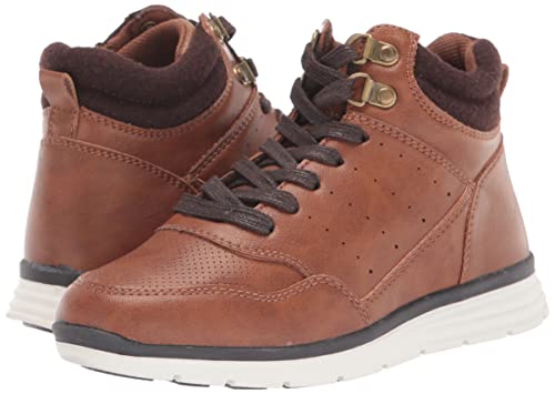 Steve Madden Bota infantil unissex Bgeorge Fashion, Conhaque, 4 Big Kid