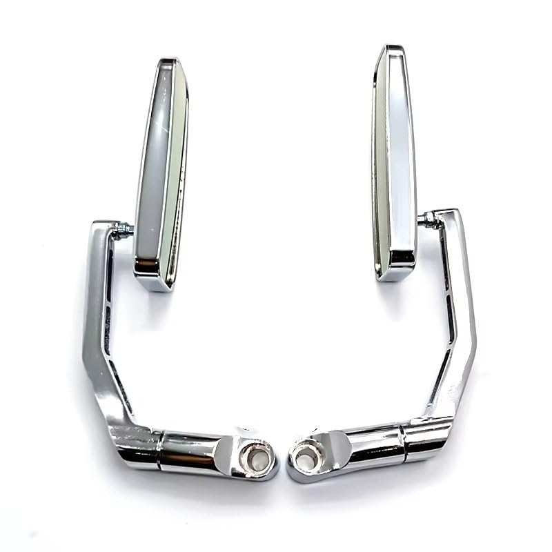 Espejo retrovisor universal para motocicleta cuadrado CNC ajustable de 8mm y 10mm MS-2082-3