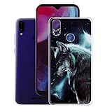 ZXLZKQ Hülle Schale Einsamer Wolf für Archos Oxygen 63 (6.26