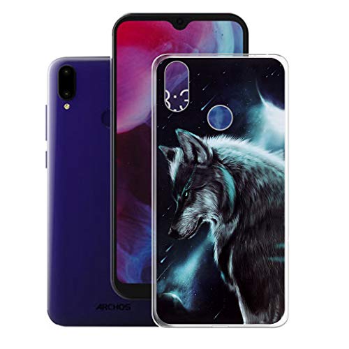 ZXLZKQ Hülle Schale Einsamer Wolf für Archos Oxygen 63 (6.26
