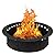 Baitedelai Outdoor Smokeless Large Fire Pit Ring 43 Inch Outer/39 Inch Inner Diameter, Heavy Duty Metal Round Liner Insert for Outside DIY Campfire or Bonfire Ring, Above or In Ground Use