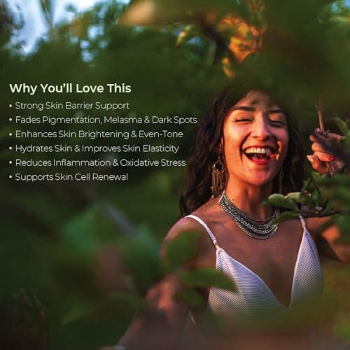 Image of Vitagoli Natural Skin Brightening & Pigmentation Tablets | Collagen Support with Hyaluronic Acid, Tomato Extract & Korean Ginseng | Dark Spot Reduction, Skin Barrier Repair, Hydrates & Glow