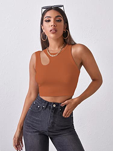 Image of Shasmi Women's Striped Slim Fit Crop, Ribbed, Stylish Tank Top, Soft and Comfy Fabric has Some Stretch
