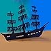 Anderson's Sunken Ship Silhouette Stand-up, Pirate Ship Cut Out, Prom Décor, Stage Prop, Photo Backdrop