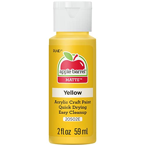 Image of Apple Barrel Acrylic Paint in Assorted Colors (2 fl Oz), K20502 Yellow