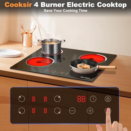 Hornos Y Parrillas, Kitchen estufa induccion 4 quemadores Marca Cooksir (3)