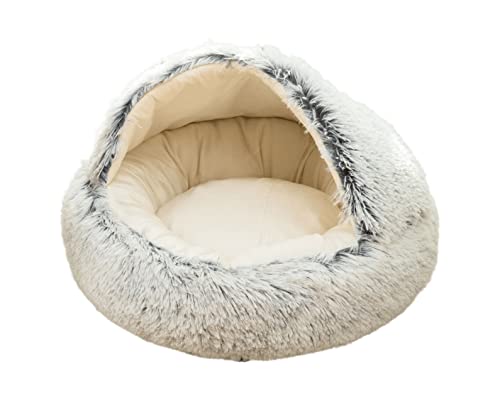 Astorpet | Cama para Perros y Gatos Olimpia Cama para Mascotas Cómoda y Confortable, Lavable (Gris, M) Cover
