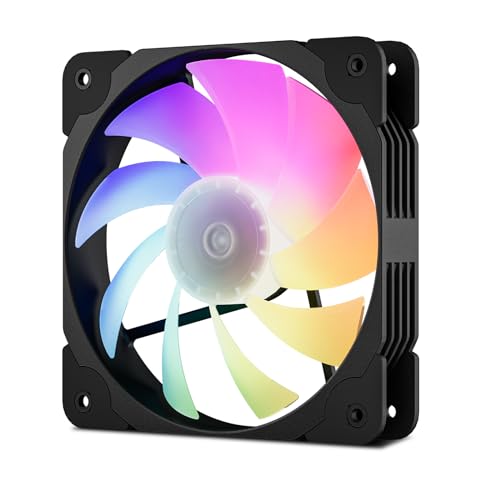 Vetroo SA-140 Black 140mm Addressable RGB & PWM Motherboard Sync Computer PC Cooling Fans