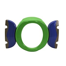 Kalencom Potette Plus 2-in-1 Travel Potty and Trainer Seat - Dual-Purpose Potty Training Toilet Seat - Portable Potty for Toddler Travel - With Durable, Lock-In Legs and Splash Guard - Green