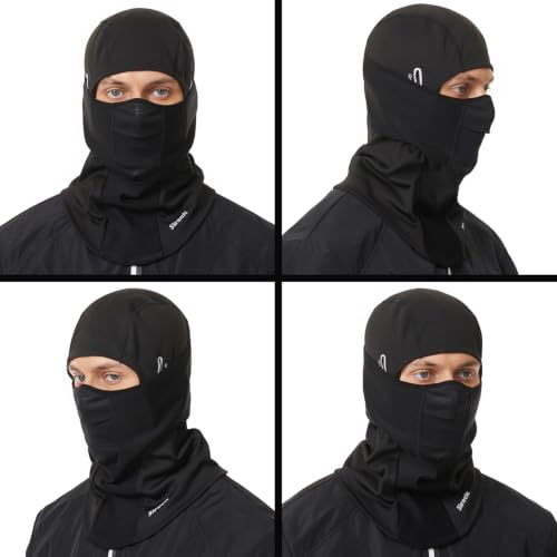 Image of Sireck Ski Mask Balaclava,Fleece Thermal Face Mask Cover, Windproof Warmer Winter Scarf Mask,Men Women Cold Weather Neck Hood