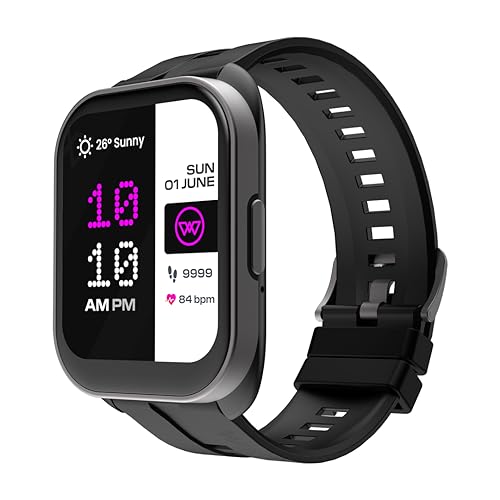 Image of Wings Urbana Smartwatch with 2.01 inch IPS LCD Screen, Digital smartwatch Android smartwatch with Ai Voice Assistant, IP68 Water & Dust Resistant.