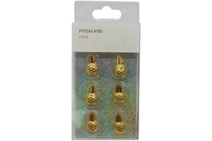 Decorative Gold Pineapple Push Pins