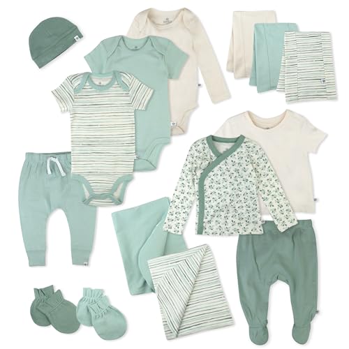 Image of HonestBaby Baby 15-Piece Welcome Home Gift Set 100% Organic Cotton for Newborn Infant Baby Boys'', Girls', Unisex