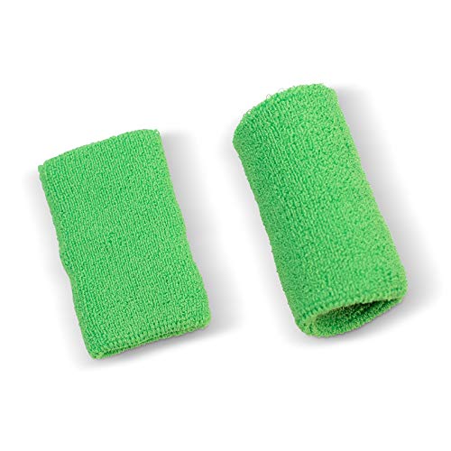 Image of US Glove Sweat Bands for Wrists, Sports Wristbands for Men & Women, Athletic Hand Bands for Tennis, Gymnastics, Basketball, Volleyball, Baseball, Football or Gym Sport, 2-pc Cotton Arm Sweatbands 4.5 inch