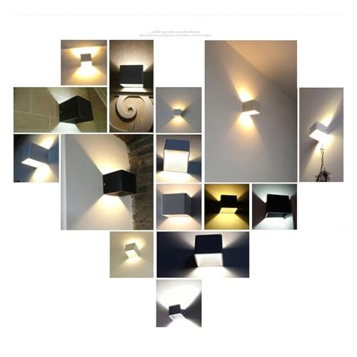 Lámpara de pared interior para pasillos oscuros con luz LED blanca fría 4