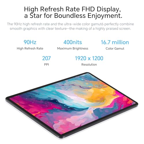 HONOR Pad X8A 4Go Extensible à 1 TB WiFi Tablette Écran 11 Pouces 90Hz Snapdragon 680 4 Haut parleurs Batterie de 8300mAh Corps en métal Android 14 Google Service - vue 4
