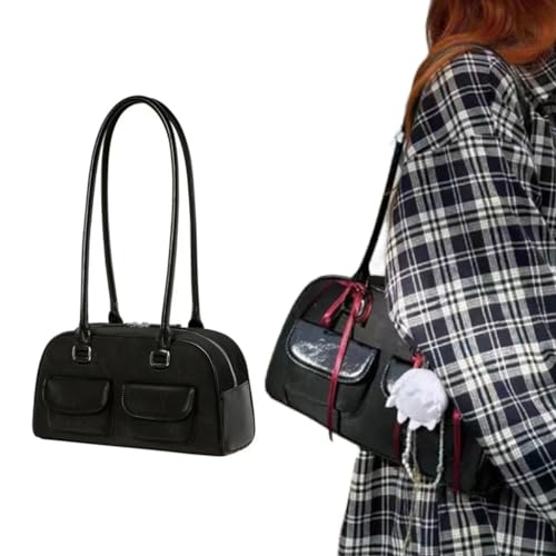 Vintage Shoulder Bags PU Length Underarm Bag Chic Handbag for Different Heights/858/8343