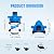 DC HOUSE 12V RV Fresh Water Diaphragm Pump 12 Volt 3.5GPM 45PSI On Demand Self Priming Water Pressure Pump with Pressure Switch Quiet for Camper Marine Boat Travel Trailer Sprayer
