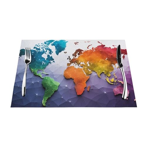 Set de table en vinyle lavable pour éviter les taches sur la table - 4
