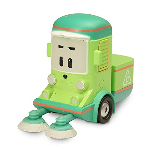 Silverlit Cleany Metal Véhicule de Jouet - Véhicules de Jouet Noir Vert, Citron Vert, Orange, Blanc, Metal, Robocar Poli, Cleany, Intérieur / Extérieur 3 Ans