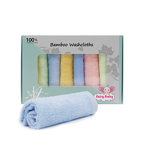 Baby Washcloths 100% Organic Bamboo, 8 Pack