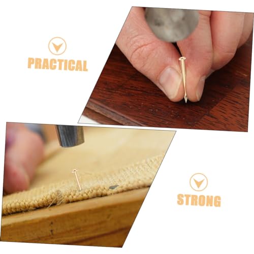Clavos de cobre afilados fuertes 200 pcs para muebles y reparaciones de bricolaje miniatura 4