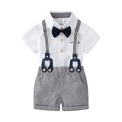 Image of Baby Boy Blue Shorts Set, Infant Formal Suits