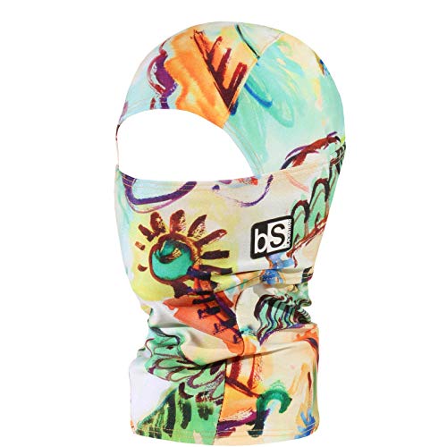 BLACKSTRAP Kids The Hood Dual Layer Cold Weather Neck Gaiter and Warmer for Children, Finger Paint