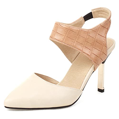 Sandales de mariée spartiates beige talons aiguilles pour soirée élégante