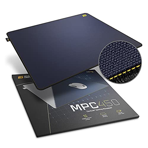 Endgame Gear Mpc 450 Gaming Mouse Pad - 17.72 X 15.75 Inches - Large Desk Pad For Keyboard And Mouse - Cordura Fabric - Stitched Edge -Bottom From Natural Rubber Desk Mat - Navy Blue #TOP6