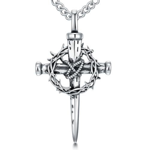 Collier croix pour homme argent 925 un cadeau symbolique entre père et fils
